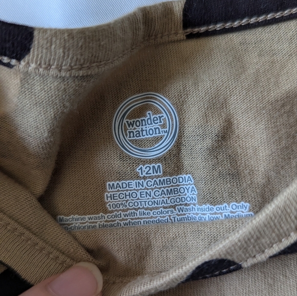 NWT Wonder Nation Baby Girl Dress 12m - Picture 3 of 3